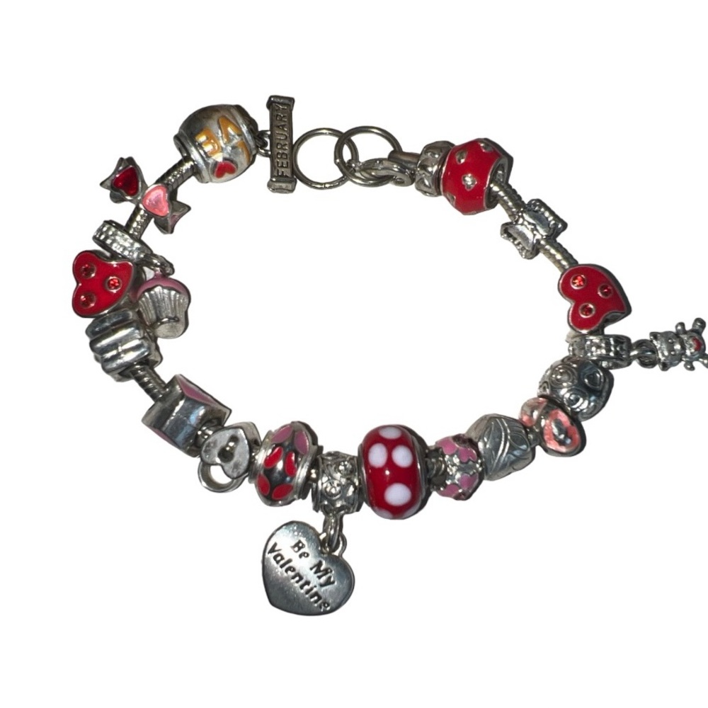 Danbury Mint February Charm Bracelet